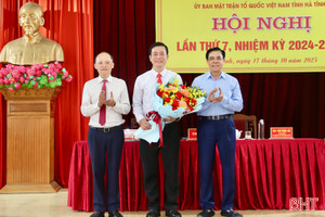 Hiệp thương cử Chủ tịch Ủy ban MTTQ tỉnh Hà Tĩnh