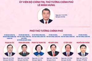 Chân dung các thành viên Chính phủ nhiệm kỳ 2026 - 2031
