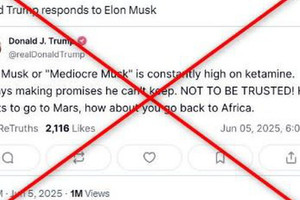Sự thật về loạt bài gây sốc của Tổng thống Trump về tỉ phú Elon Musk