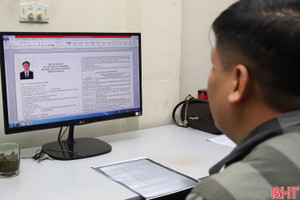 Đảm bảo chất lượng, tiến độ về tài liệu, ấn phẩm phục vụ bầu cử ở Hà Tĩnh