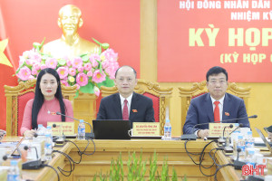 HĐND tỉnh Hà Tĩnh kiện toàn nhân sự chủ chốt, thông qua các nghị quyết quan trọng