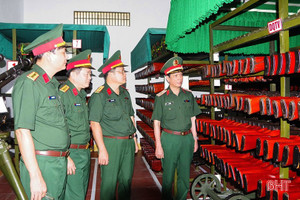 Xây dựng LLVT Hà Tĩnh tinh - gọn - mạnh góp phần bảo vệ Tổ quốc từ sớm, từ xa