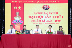 Đại hội Đảng bộ Báo Hà Tĩnh nhiệm kỳ 2025 - 2030