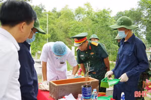 Đã khai quật 455 phần mộ, lấy 153 mẫu sinh phẩm tại Nghĩa trang Liệt sĩ Nầm