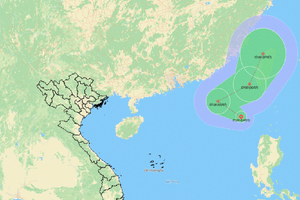 Áp thấp xuất hiện trên Biển Đông, thời tiết Hà Tĩnh thế nào?