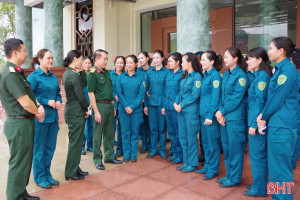 Cán bộ, chiến sỹ Hà Tĩnh quyết tâm hoàn thành tốt nhiệm vụ A80