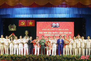 Công an tỉnh Hà Tĩnh tổ chức Đại hội đại biểu lần thứ XV nhiệm kỳ 2025 – 2030