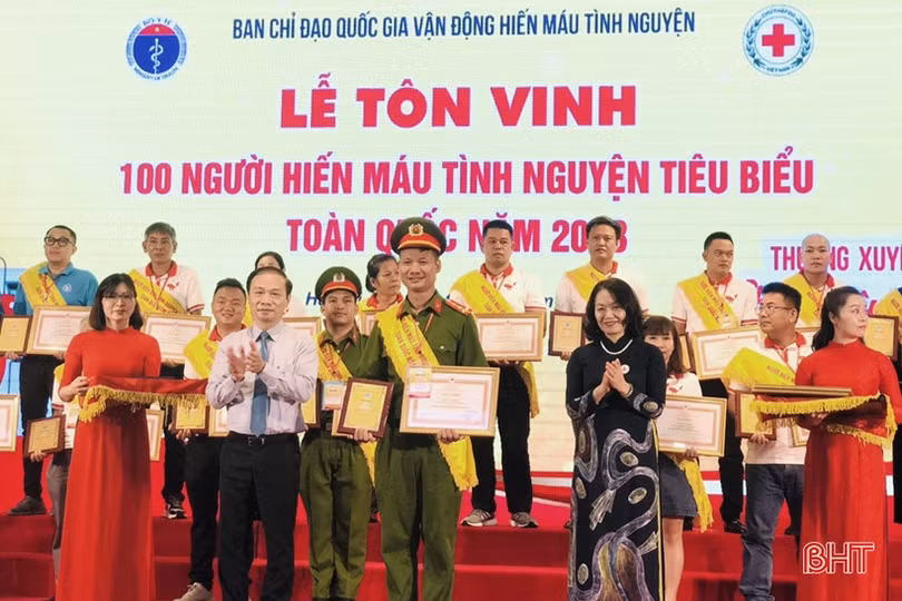 Hà Tĩnh có 1 cá nhân được tôn vinh hiến máu tiêu biểu toàn quốc
