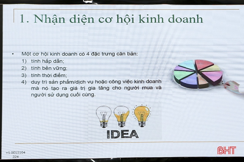 Giúp phụ nữ Hà Tĩnh phát triển ý tưởng, hoàn thiện dự án khởi nghiệp