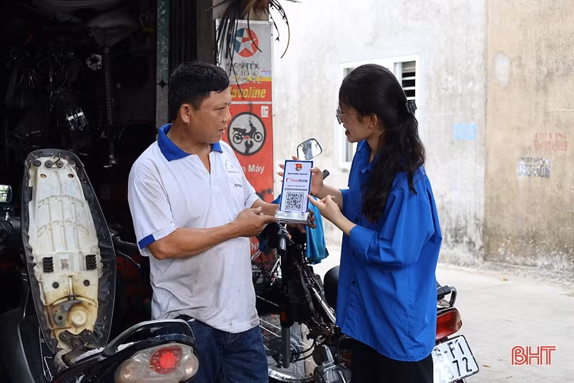 TP Hà Tĩnh ra mắt tuyến đường kinh doanh thanh toán không dùng tiền mặt