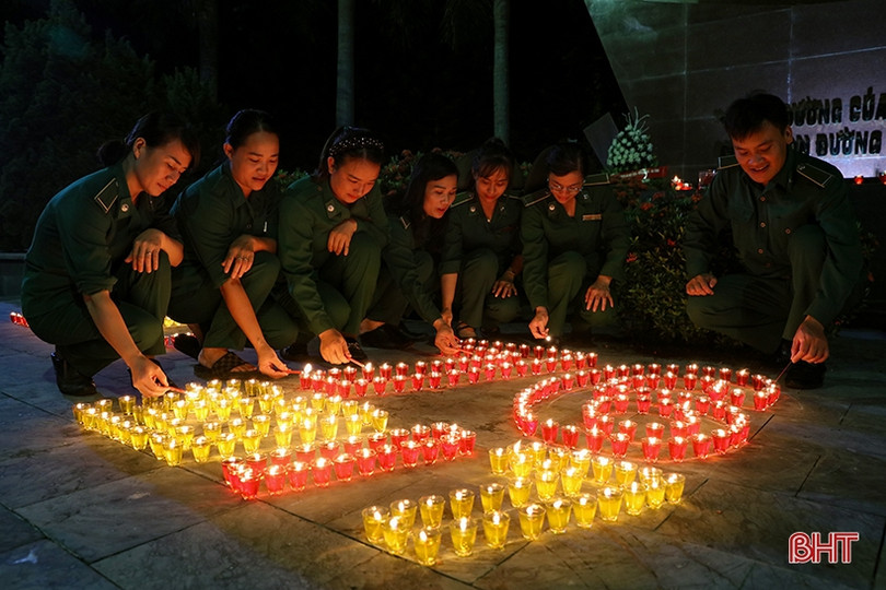 Lung linh muôn ngọn nến tri ân Anh hùng Lý Tự Trọng