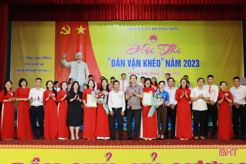 Thị trấn Phố Châu nhất Hội thi “Dân vận khéo” huyện Hương Sơn