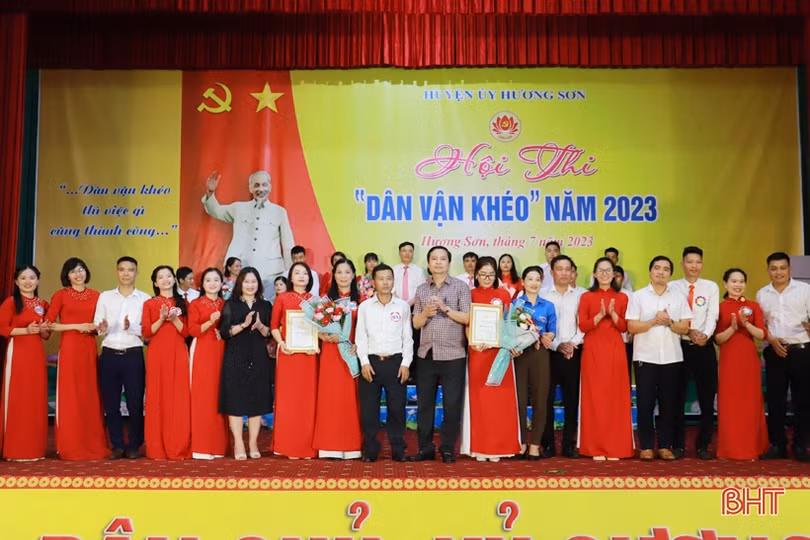 Thị trấn Phố Châu nhất Hội thi “Dân vận khéo” huyện Hương Sơn