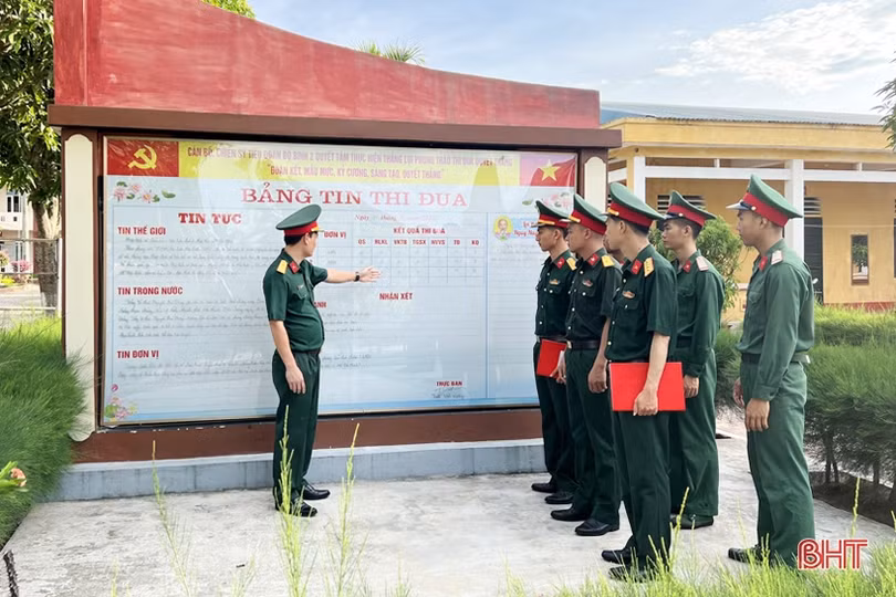 Đảng bộ quân sự tỉnh Hà Tĩnh xây dựng chi bộ “4 tốt”