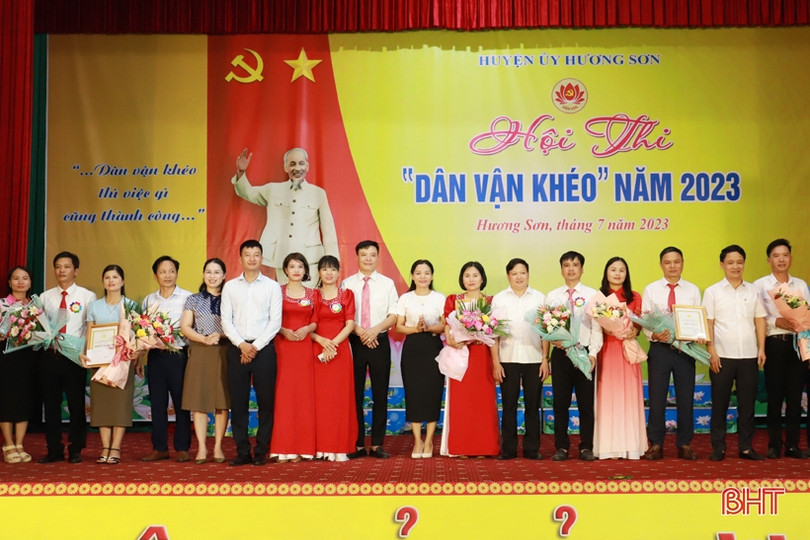 Thị trấn Phố Châu nhất Hội thi “Dân vận khéo” huyện Hương Sơn