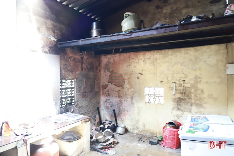 Kịp thời khống chế vụ cháy do rò rỉ bình gas ở Hương Sơn