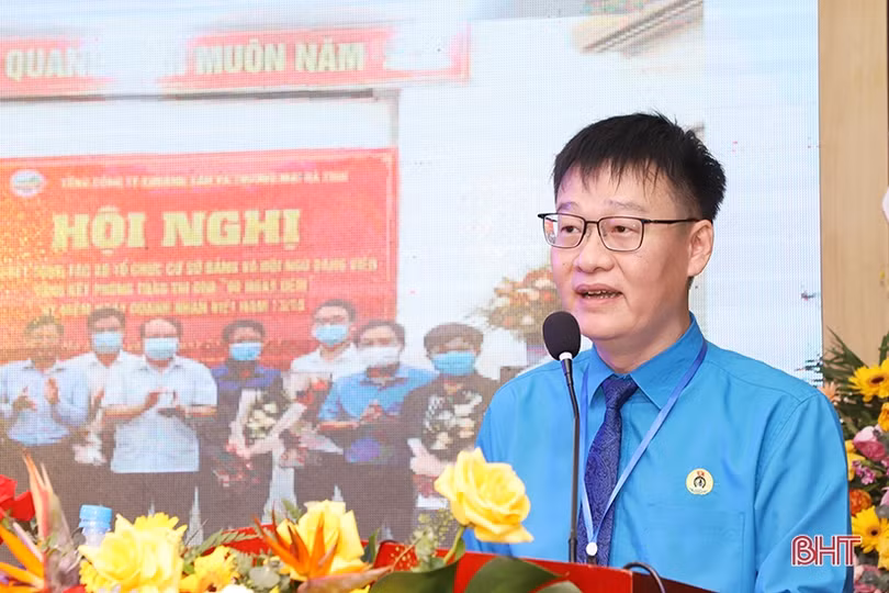 Ông Nguyễn Doãn Hậu giữ chức Chủ tịch Công đoàn ngành Công thương Hà Tĩnh