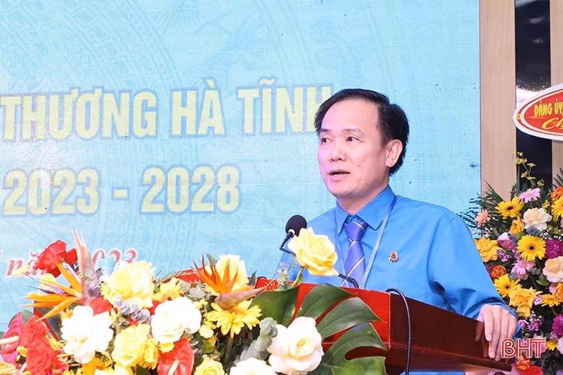 Ông Nguyễn Doãn Hậu giữ chức Chủ tịch Công đoàn ngành Công thương Hà Tĩnh