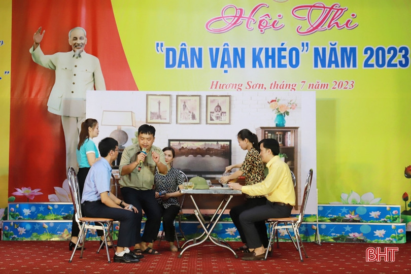 Thị trấn Phố Châu nhất Hội thi “Dân vận khéo” huyện Hương Sơn