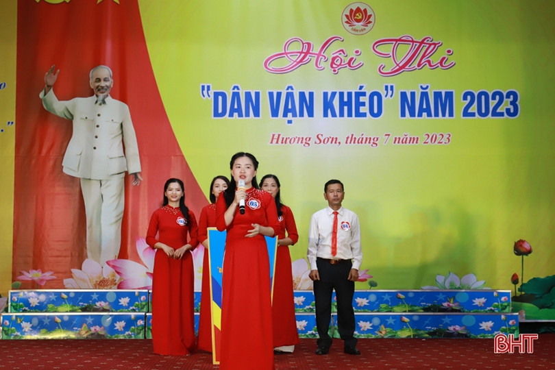 Thị trấn Phố Châu nhất Hội thi “Dân vận khéo” huyện Hương Sơn