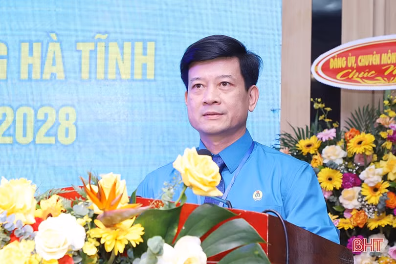 Ông Nguyễn Doãn Hậu giữ chức Chủ tịch Công đoàn ngành Công thương Hà Tĩnh