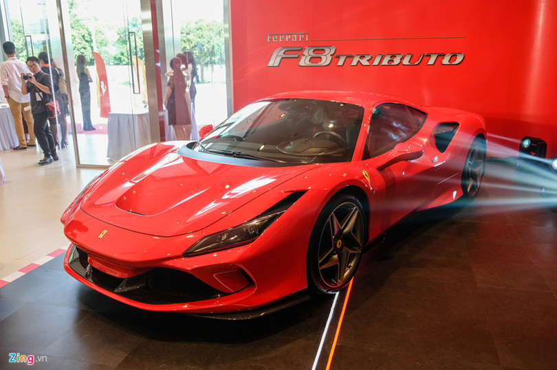 Siêu xe Ferrari F8 Tributo đầu tiên xuất hiện tại Việt Nam