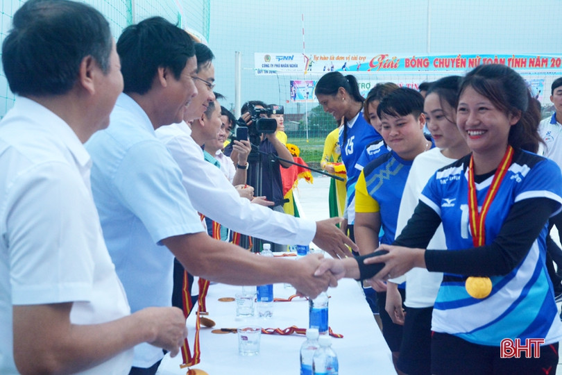 Huyện Kỳ Anh vô địch Giải Bóng chuyền nữ Hà Tĩnh năm 2019