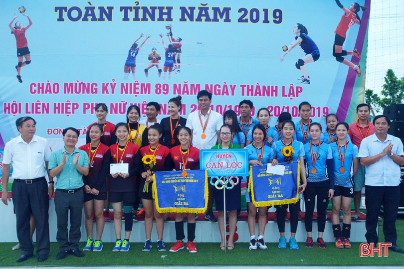 Huyện Kỳ Anh vô địch Giải Bóng chuyền nữ Hà Tĩnh năm 2019