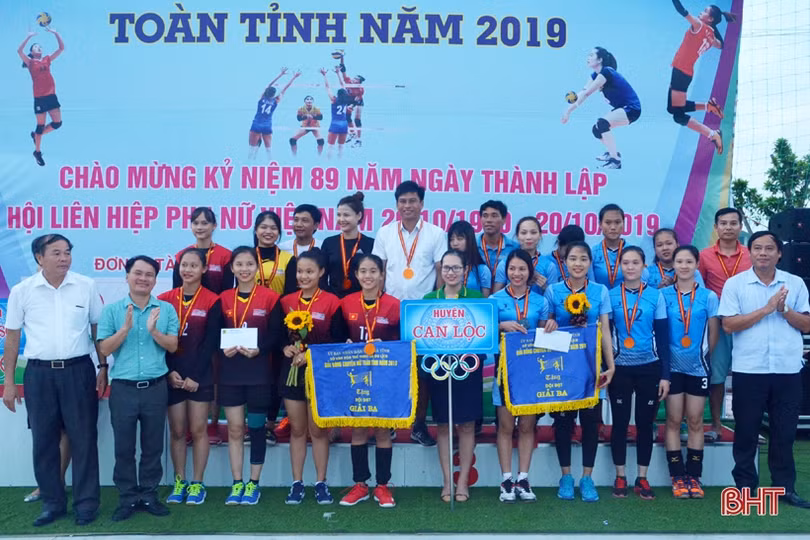 Huyện Kỳ Anh vô địch Giải Bóng chuyền nữ Hà Tĩnh năm 2019