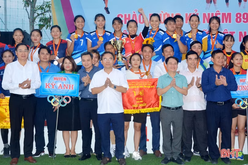 Huyện Kỳ Anh vô địch Giải Bóng chuyền nữ Hà Tĩnh năm 2019