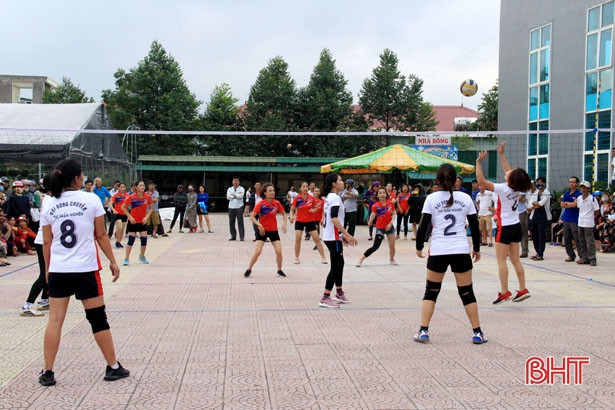 Khánh Lộc nhất Giải bóng chuyền nữ huyện Can Lộc