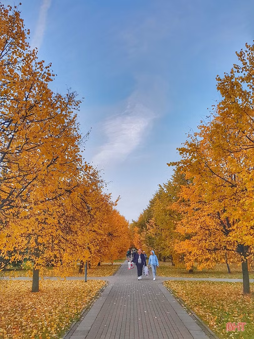 Mơ màng mùa thu vàng nước Nga dưới ống kính của du học sinh Hà Tĩnh