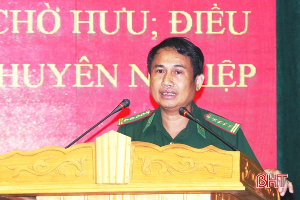 Biên phòng Hà Tĩnh điều động, bổ nhiệm 56 sĩ quan, quân nhân chuyên nghiệp