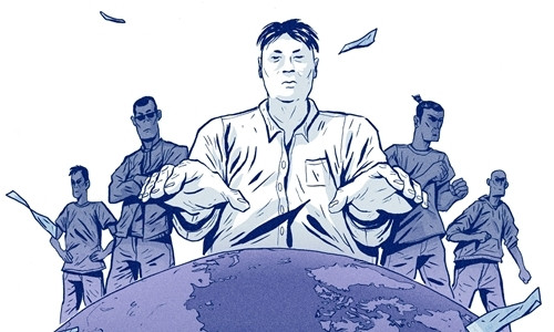 Tranh minh họa Tse Chi Lop và các tay sai. Ảnh: Reuters. Trùm ma túy bị truy nã gắt gao nhất châu Á