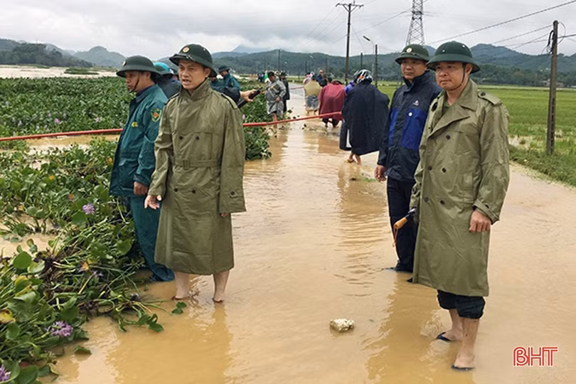 Hà Tĩnh mưa lớn đến hết ngày mai, khẩn trương ứng phó nguy cơ ngập lụt, lở đất