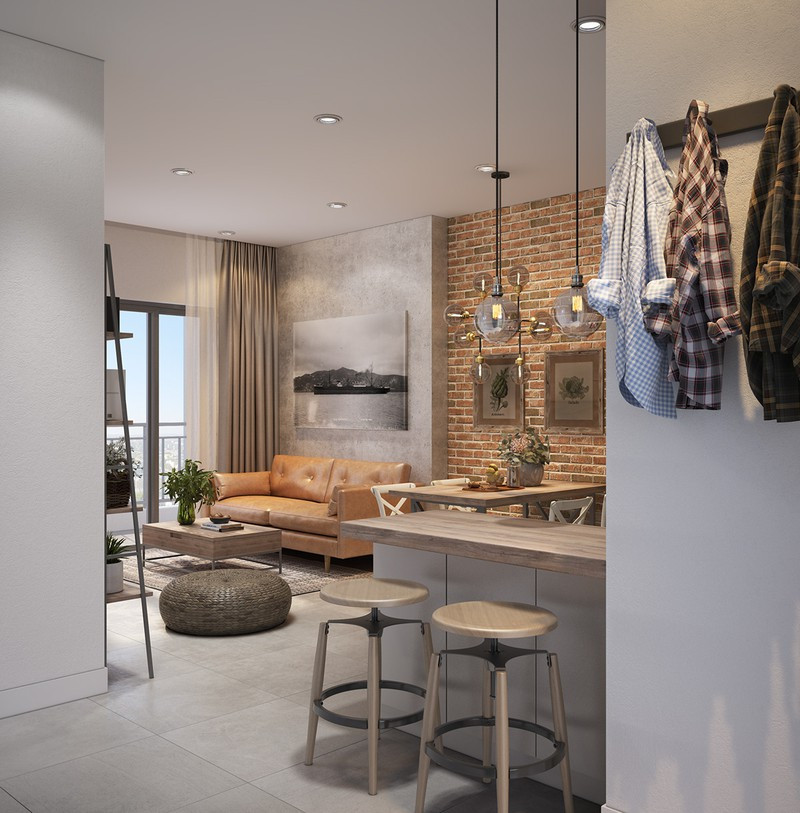 Căn hộ 25m<sup>2</sup> có cách sắp xếp nội thất thông minh