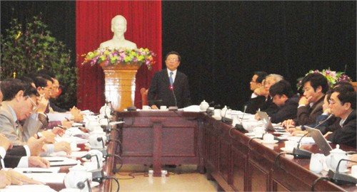 Chủ tịch UBND tỉnh phát biểu kết luận buổi làm việc