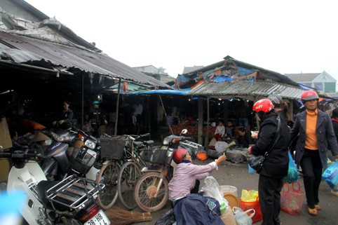 Môi trường kinh doanh của chợ Hội cũ đã xuống cấp nghiêm trọng