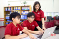 2 anh em học sinh THCS thiết kế website hướng dẫn du lịch Hà Tĩnh