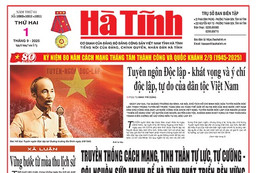 Báo in Hà Tĩnh ngày 1/9/2025