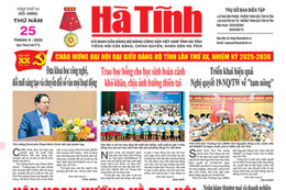 Báo in Hà Tĩnh ngày 25/9/2025