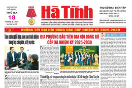 Báo in Hà Tĩnh ngày 18/2/2025