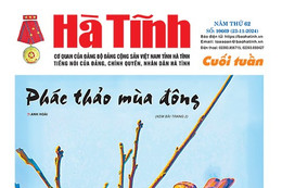 Báo in Hà Tĩnh cuối tuần ngày 23/11/2024