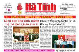 Báo in Hà Tĩnh cuối tuần ngày 11/10/2025