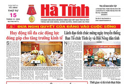 Báo in Hà Tĩnh ngày 15/10/2025