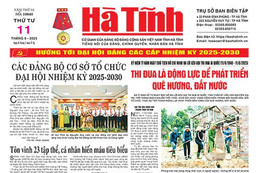 Báo in Hà Tĩnh ngày 11/6/2025