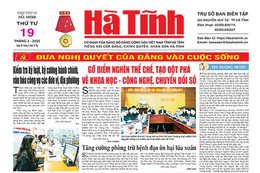 Báo in Hà Tĩnh ngày 19/3/2025