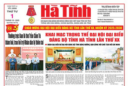 Báo in Hà Tĩnh ngày 1/10/2025