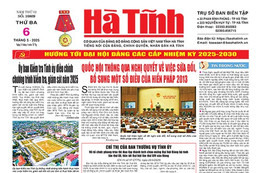 Báo in Hà Tĩnh ngày 6/5/2025