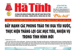 Báo in Hà Tĩnh ngày 13, 14/10/2025
